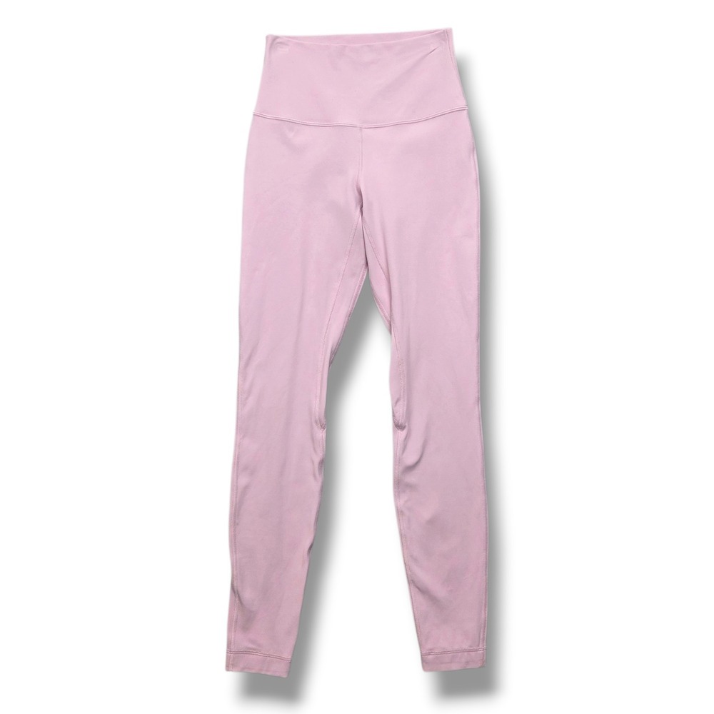 Lululemon Align High Rise Pant 28" Womens 4 Pink Nulu Leggings W5CTIS